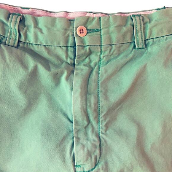 Polo Ralph Lauren Mens Size 36 Classic Pistachio Green Chino Shorts Preppy - Picture 3 of 11
